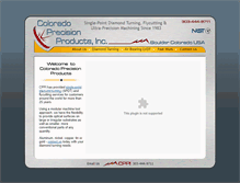 Tablet Screenshot of coloradoprecision.com